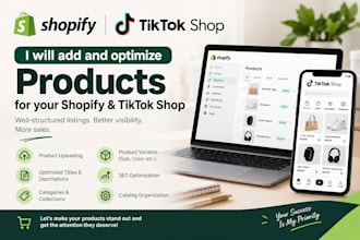 add and optimize products for your shopify tiktok shop