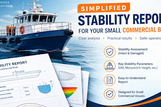prepare a simplified stability report for your small commercial boat