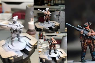 paint hero forge miniatures and characters