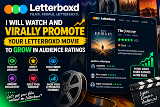 watch and virally promote your letterboxd movieto grow in audience ratings