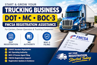 handle dot, mc number, for truck companies and fmsca compliance