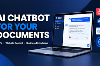 build rag ai chatbot, document chatbot, PDF chatbot and ai knowledge base, rag