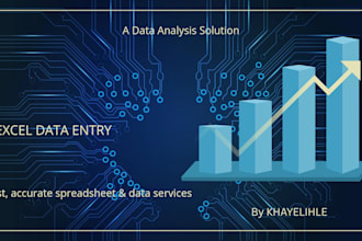 do fast and accurate excel data entry and spreadsheet work