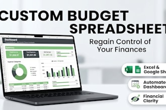 custom budget spreadsheet excel google sheets monthly budget expense tracker