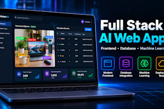 develop a full stack ai powered web application