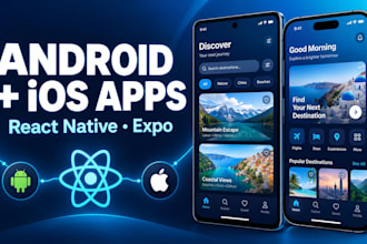 build a react native expo app for android and ios