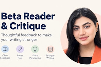 beta read and critique your writing