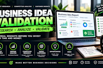validate your business idea with market and research