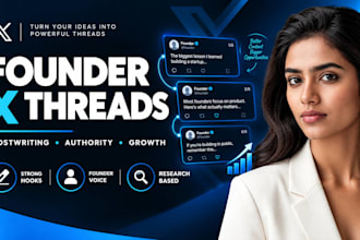 ghostwrite viral founder twitter threads that build authority