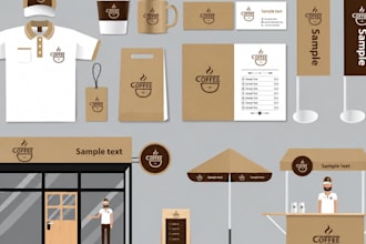 create restaurant, cafe and coffee shop branding