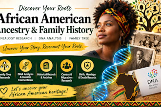 do africa american ancestry genealogy research, dna analysis genetic family tree