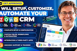 setup, customize, automate your zoho crm, zoho bigin crm, zoho creator, zoho one