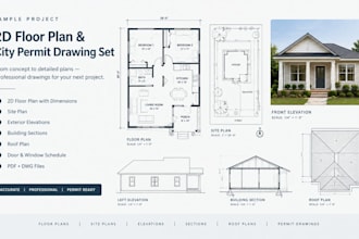do 2d floor plan patio deck carport porch drawing adu city permit drawing set