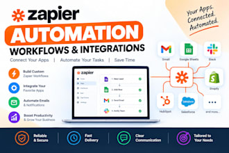 build zapier automation and workflows
