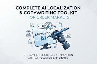 provide the ultimate ai translation and copywriting toolkit for greek