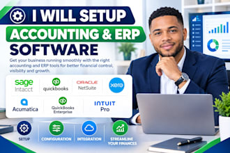 set up sage intacct quickbooks netsuite xero acumatica qb enterprise intuit pro