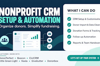 setup donorperfect beacon civicrm little green light keela givebutter donorbox