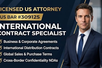 draft international sales contract and commercial agreement