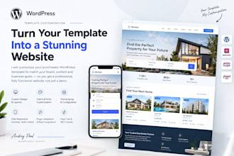 customize your wordpress website template professionally