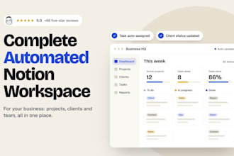 build an automated notion workspace for your business