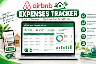 create an airbnb income and expense tracker in excel google sheets