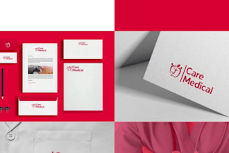 create medical, healthcare and wellness brand identity