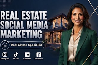 be your realtor social media manager, real estate markerting and content creator