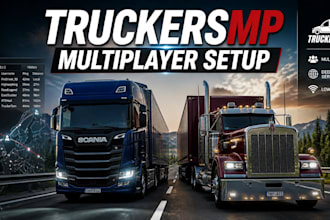 install and configure truckersmp for ets2 and ats multiplayer setup