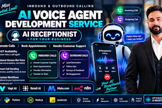 build custom vapi ai and retell ai voice agents and ai receptionist