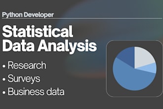 do statistical data analysis in python