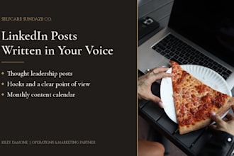 write linkedin posts for founders, advisors, and professional firms