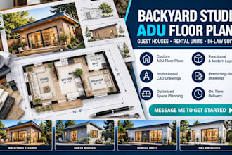 design backyard studio adu floor plans guest houses rental units in law suites