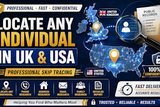 trace missing individuals and verify contact details
