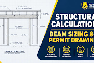 do residential remodeling wall removal and permit drawings with lvl beam