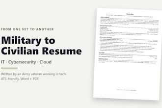translate your military experience into a civilian resume