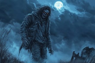draw horror character illustration