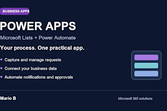 build a power apps app with lists and power automate