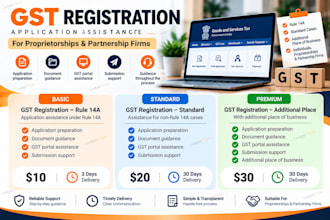 assist with indian gst registration application