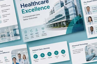 create medical powerpoint deck, redesign powerpoint presentation slides