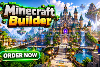 build minecraft map, minecraft lobby, minecraft spawn, minecraft builder, server