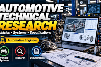 provide automotive technical research and documentation