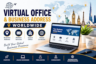 provide virtual office and business address worldwide