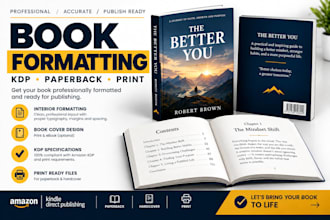 format your paperback book interior for KDP