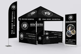 design 3d branded event tents, outdoor booths and activation spaces
