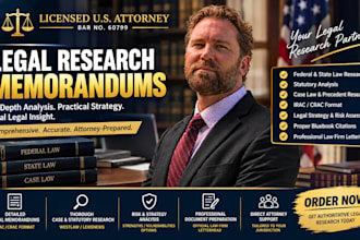 write an objective US legal research memorandum and legal analysis