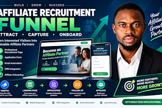 an affiliate recruitment funnel for your affiliate program