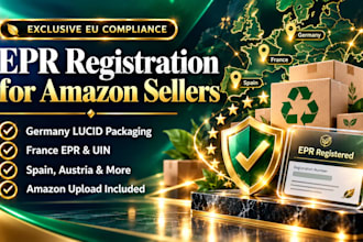 do epr registration for amazon sellers in germany, france and europe
