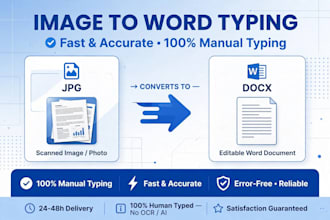 type image to word document fast accurately
