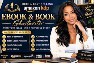 be your book and ebook ghostwriting, book editor and ghost book writer