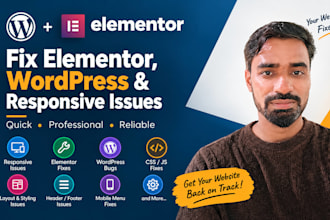 fix elementor, wordpress and responsive issues